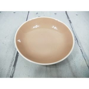 Harkerware Springtime Cocoa Pink Tan Soup Berry Cereal Bowl 5.5"